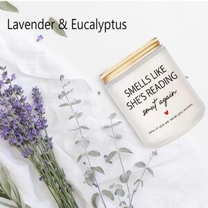 Smells Like She’s Reading Smut Again — Lavender & Eucalyptus Soy Candle